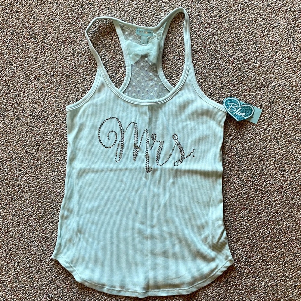 Blue by Betsy Johnson Mrs. tank top. New with tags!